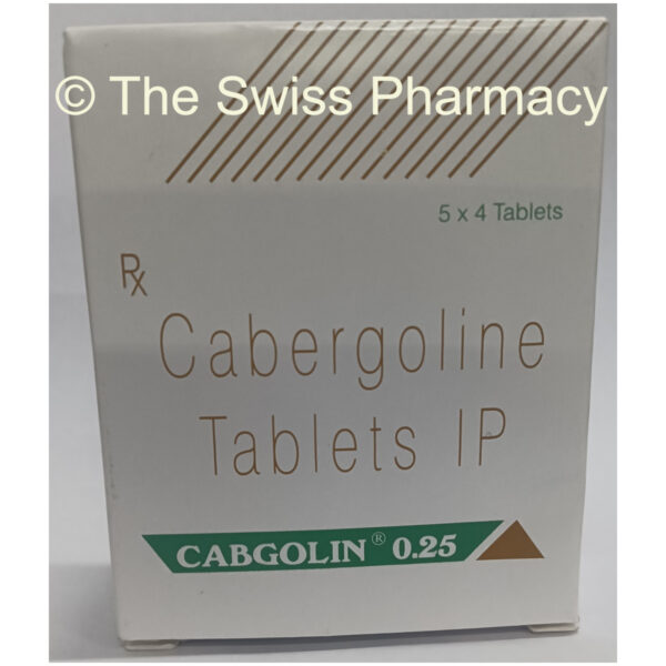 Cabgolin Tablets 0.25mg manufactured by SUN Pharmaceuticals