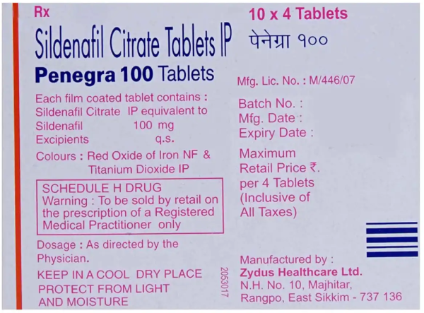 Penegra Tablets 100mg