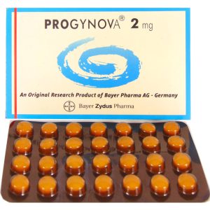 Progynova 2mg manufactured by Zydus Healthcare (Bayer Zydus Pharma)