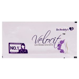 Velocit Home Pregnancy Test Kit manufactured by Dr. Reddy's Laboratories Limited, India